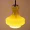 Space Age Yellow Waffeled Pendant Lamp from Peill & Putzler, 1970s 6