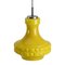 Space Age Yellow Waffeled Pendant Lamp from Peill & Putzler, 1970s 2