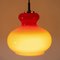 Onion Pendant Lamp in Red from Peill & Putzler, 1970s, Image 8