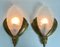 Art Deco Golden Bronze Wall Lights, 1920s, Set of 2 7