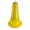 Cone Pendant Lamp in Yellow from Peill & Putzler, 1970s 3