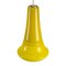 Cone Pendant Lamp in Yellow from Peill & Putzler, 1970s, Image 3