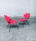 Mid-Century Modern Low Side Chair Set, Italy, 1950s, Set of 2, Image 13