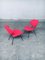 Mid-Century Modern Low Side Chair Set, Italy, 1950s, Set of 2 8