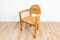 Wooden Dining Chair with Armrests by Rainer Daumiller, 1970s 2