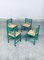 Italian Green Dining Chairs, 1970s, Set of 4, Image 7