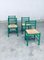 Italian Green Dining Chairs, 1970s, Set of 4 16