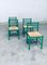 Italian Green Dining Chairs, 1970s, Set of 4, Image 16