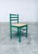 Italian Green Dining Chairs, 1970s, Set of 4 4