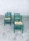 Italian Green Dining Chairs, 1970s, Set of 4, Image 17