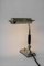 Small Art Deco Nickel-Plated Swiveling Table Lamp, Vienna, 1920s 6