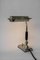 Small Art Deco Nickel-Plated Swiveling Table Lamp, Vienna, 1920s, Image 6