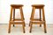 American Bar Stools in Oak, 1960s, Set of 2 1