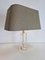 Italian Regency Acrylic Glass and Brass Table Lamp, 1970s 3