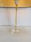 Lámpara de mesa Regency italiana de vidrio acrílico y latón, años 70, Imagen 12