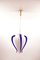 Lámpara de araña modelo Venexiana vintage de cristal de Murano de Marco Mencacci para Barovier & Toso, años 90, Immagine 1