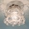 Mid-Century Bubble Glass Flush Mount or Ceiling Lamp by Helena Tynell for Limburg, Germany, 1960s 3