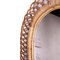 Vintage Oval Mirror in Wicker, Bamboo & Rattan, 1950s, Image 5