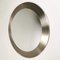 Vintage Round Mirror in Steel, 1970s, Image 1