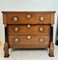 Empire Dutch Oak Chest of Drawers, 1830s 1