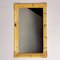Rechteckiger Vintage Spiegel aus Bambus, 1970er 1