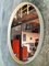 Espejo de pared redondo, Italia, años 60, Imagen 11