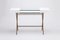 Cosimo Desk with White Mat Lacquer and Glass Top by Marco Zanuso Jr. for Adentro, 2017 1