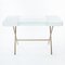 Cosimo Desk with White Mat Lacquer and Glass Top by Marco Zanuso Jr. for Adentro, 2017, Image 5