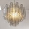 Italian Suspension Lamp in Gray Murano Glass, 1990s, Image 8