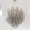 Italian Suspension Lamp in Gray Murano Glass, 1990s 7