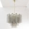 Italian Suspension Lamp in Gray Murano Glass, 1990s, Image 4