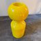 Space Age Italian Yellow Vetrochina Candleholder from Gabbianelli, 1970s 8