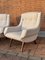 Vintage Armchairs with White Boucle Coating, 1960s, Set of 2 7