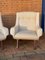 Vintage Armchairs with White Boucle Coating, 1960s, Set of 2 17