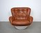 Vintage French Armchair in Leather by Michel Cadestin for Airborne International, 1960s 1