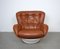 Vintage French Armchair in Leather by Michel Cadestin for Airborne International, 1960s, Image 1