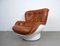 Vintage French Armchair in Leather by Michel Cadestin for Airborne International, 1960s, Image 2