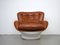 Vintage French Armchair in Leather by Michel Cadestin for Airborne International, 1960s, Image 3