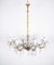 Vintage Glass and Metal Pendant Lamp, Image 1