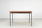 Mid-Century Modern Dining Table in Teak and Metal, 1960s, Image 1