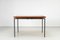 Mid-Century Modern Esstisch aus Teak & Metall, 1960er 1