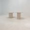 Tables Basses en Travertin, Italie, 1980s, Set de 2 7