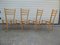 Vintage Italian Spinetto Style Beech Chairs, 1970s, Set of 4 6