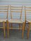 Vintage Italian Spinetto Style Beech Chairs, 1970s, Set of 4 7