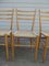 Vintage Italian Spinetto Style Beech Chairs, 1970s, Set of 4, Image 7