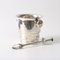 Art Deco Silver-Plated Ice Bucket with Tongs from Roelandt, 1930s, Set of 2, Image 6