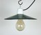 Industrial Grreen Enamel Pendant Light, 1970s 5