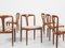 Mid-Century Danish Juliane Chairs in Teak attributed to Johannes Andersen for Uldum, 1960s, Set of 6, Image 2