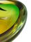 Green and Yellow Murano Glass Bowl attributed to Flavio Poli for Seguso, Italy, 1960s 7