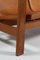 Danish Oak Aniline Leather Sofa, 1970s, Image 5